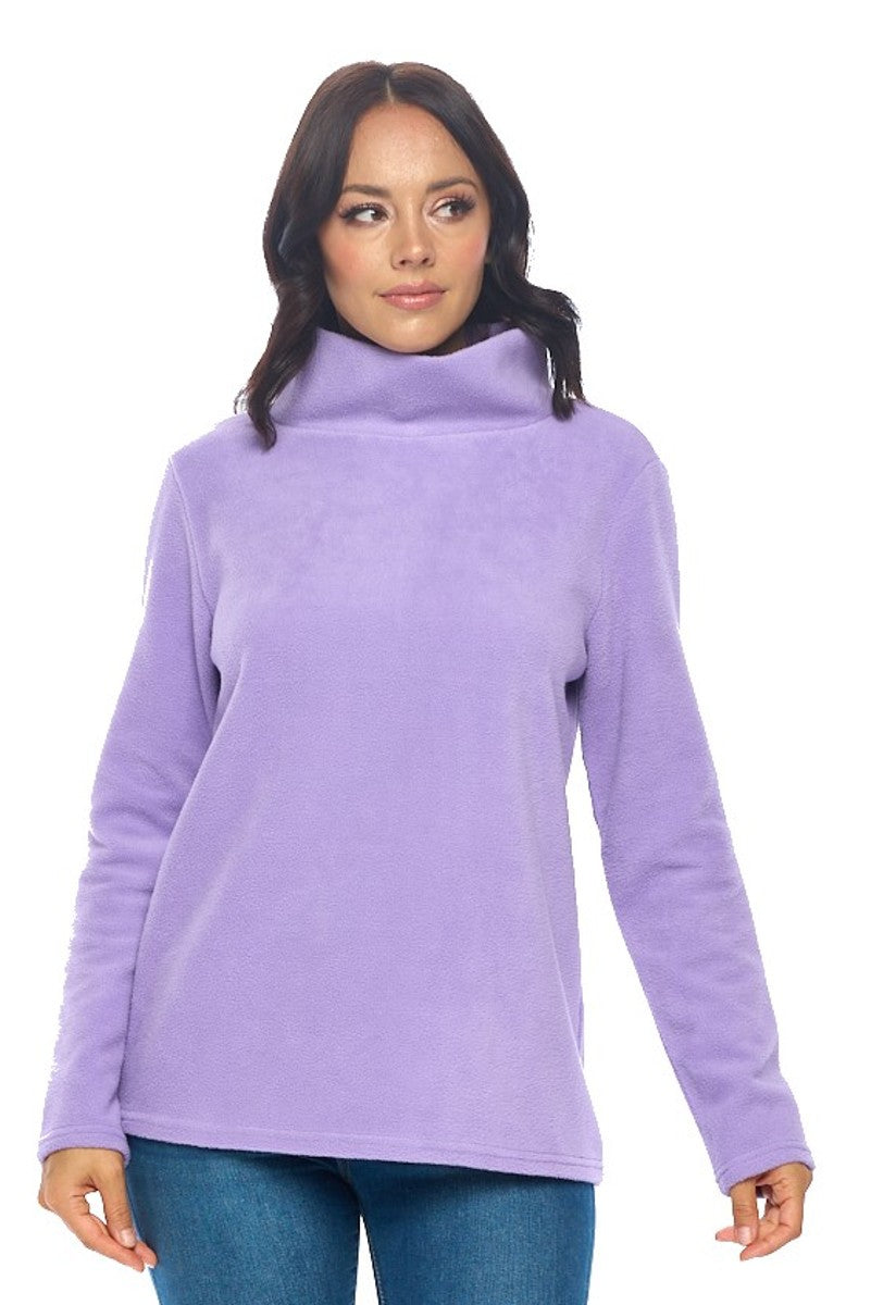 Lavender Dream Fleece - Long Sleeve Turtleneck