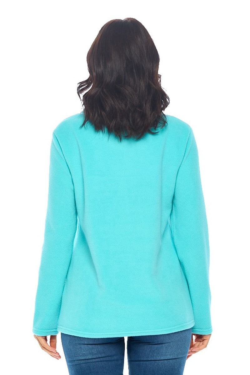 Mint Dream Fleece - Long Sleeve Turtleneck