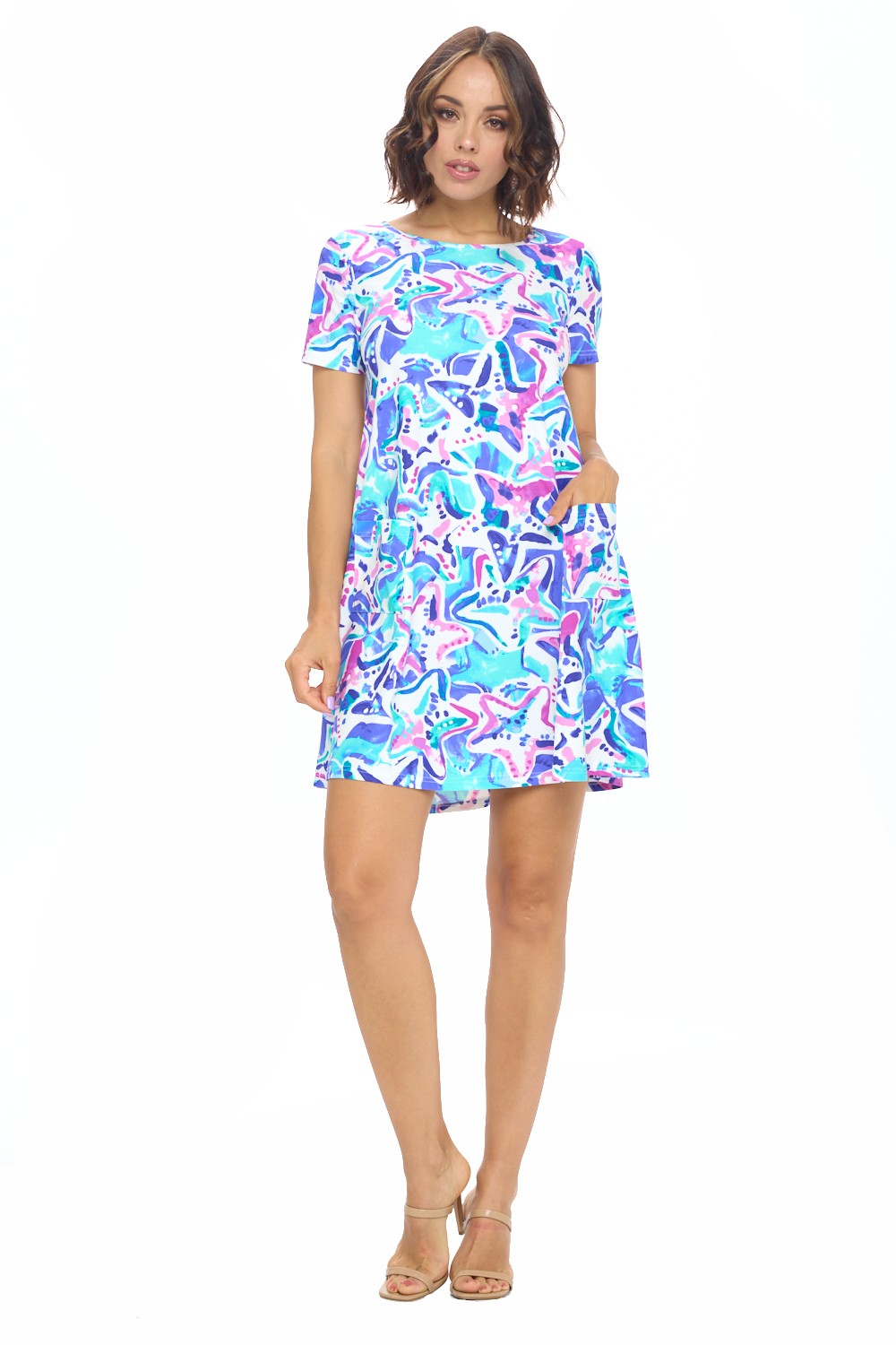 Starfish Dreams Print Dress