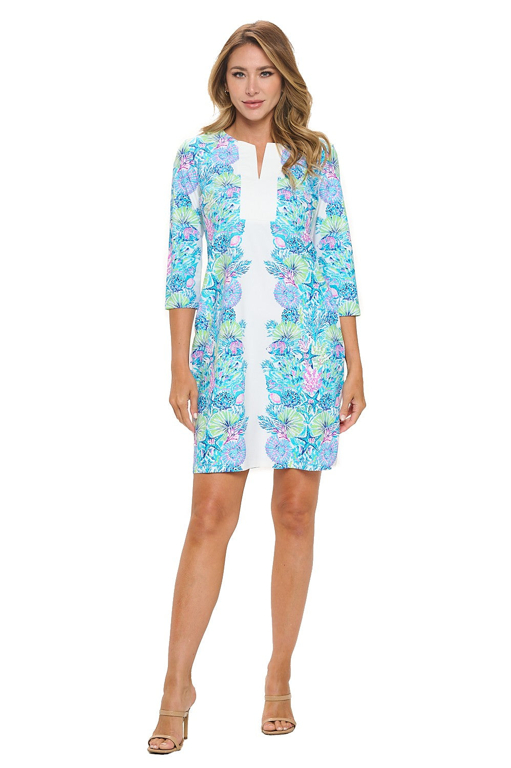 Ocean Reef Tunic Dress with Pockets