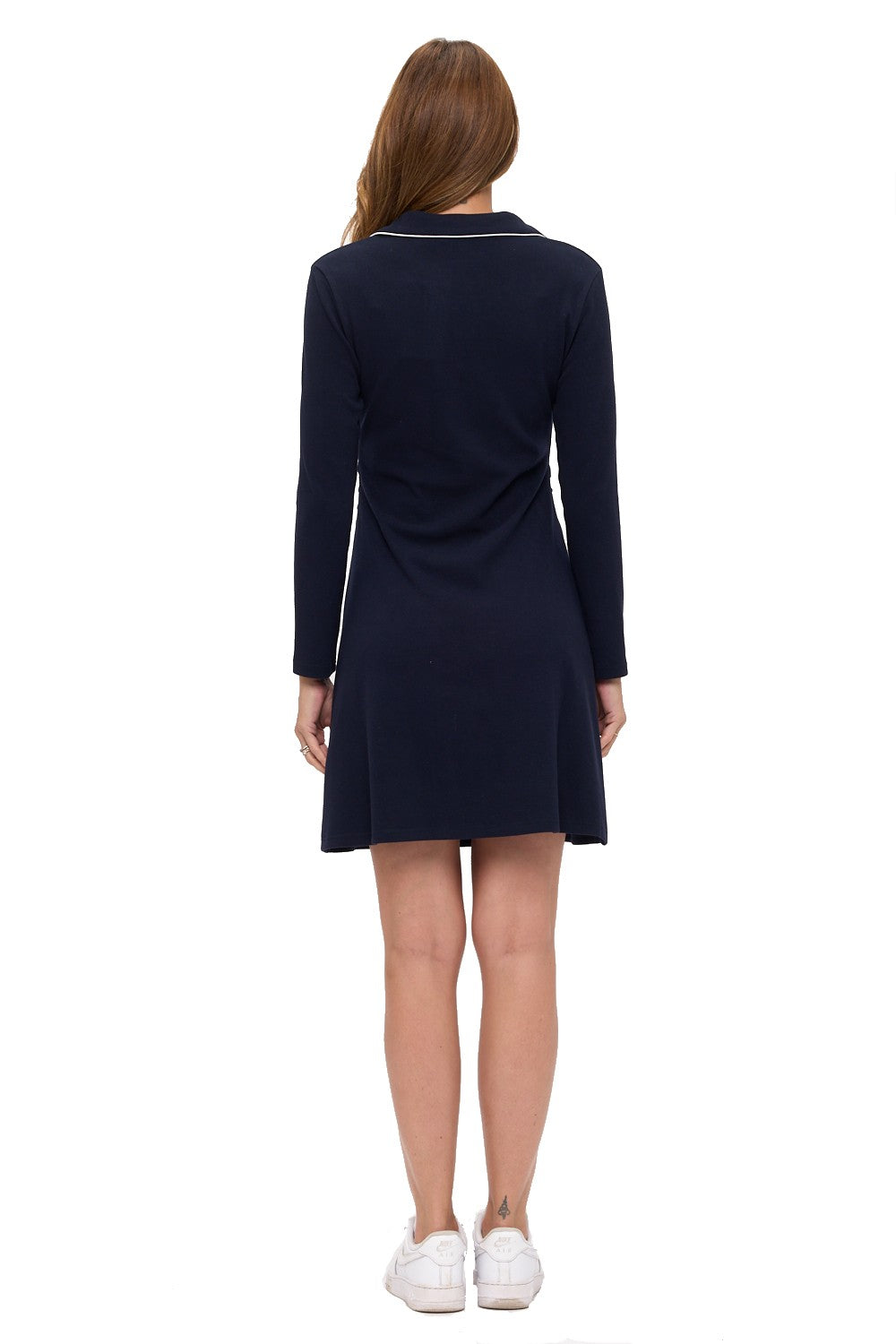 Elegant Navy Polo Dress