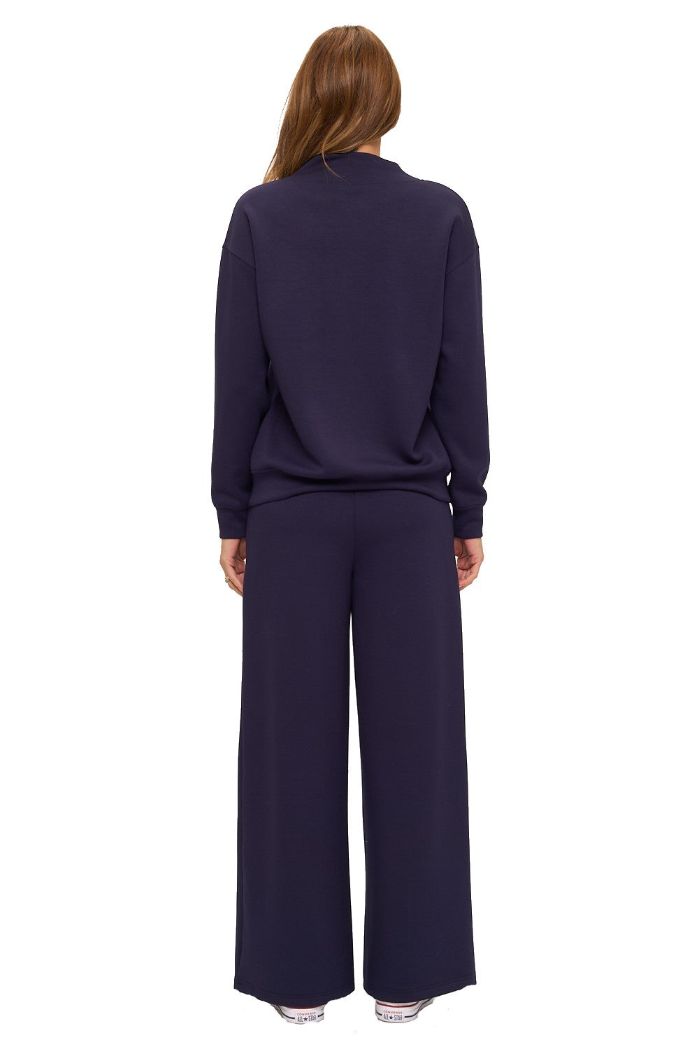 Navy V-Neck Loungewear Set