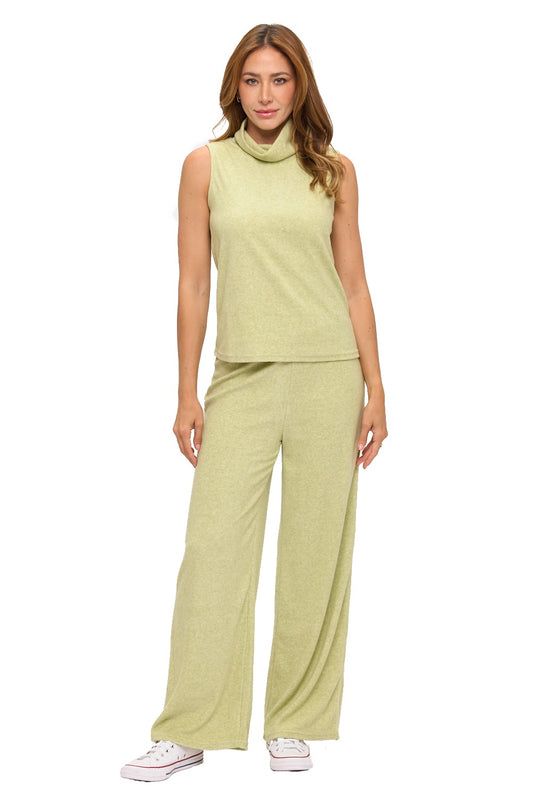 Lemon Sorbet Turtleneck Lounge Set