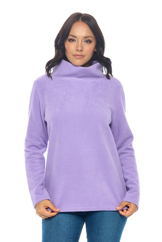 Lavender Dream Fleece - Long Sleeve Turtleneck